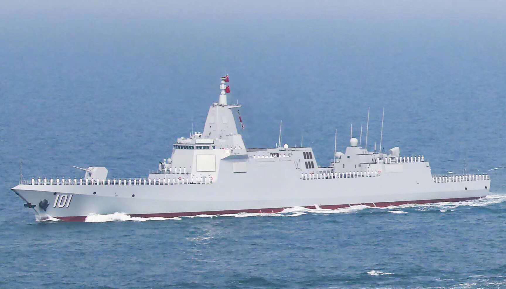 揭秘中國海軍最新動態(tài)，055驅(qū)逐艦的最新進展與展示